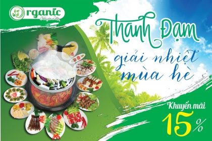 THANH ĐẠM, GIẢI NHIỆT MÙA HÈ VÀ ƯU ĐÃI CỰC KHỦNG CÙNG ORGANIC RESTAURANT🌻🌞 THANH ĐẠM, GIẢI NHIỆT MÙA HÈ VÀ ƯU ĐÃI CỰC KHỦNG CÙNG ORGANIC RESTAURANT🌻🌞