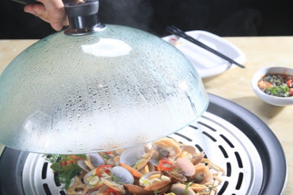 Nhà hàng Organic – Hải sản Vi diệu: Mới lạ Lẩu Hơi 2 Tầng Nhà hàng Organic – Hải sản Vi diệu: Mới lạ Lẩu Hơi 2 Tầng